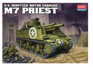 Modele do sklejania - Academy M7 105mm SPG Priest, 1:35 13210 - miniaturka - grafika 1
