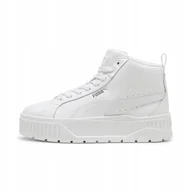Sneakersy damskie - Sneakersy damskie Puma Karmen II Mid tenisówki sportowe skórzane za kostkę - miniaturka - grafika 1