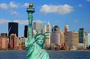 Tapety - Nice Wall Statua wolności Manhattan Skyline fototapeta FS0479 - miniaturka - grafika 1