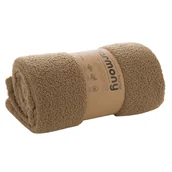 Koce - Koc barankowy Bukla beżowy 150 x 200 cm - miniaturka - grafika 1