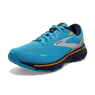Brooks Męskie trampki Ghost 15 GTX, niebieskie/pomarańczowe, rozmiar 40, Niebieski Peacoat Pomarańczowy, 41 EU - Trampki męskie - miniaturka - grafika 1