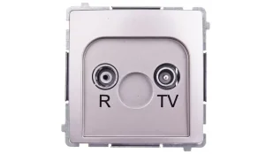 Kontakt Simon Gniazdo ścienne Basic anten. RTV końcowe (moduł) BMZAK10/1.01/29 s - Gniazdka elektryczne - miniaturka - grafika 1