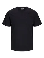 Koszulki męskie - Jack & Jones Koszulka "Jake" w kolorze czarnym - miniaturka - grafika 1