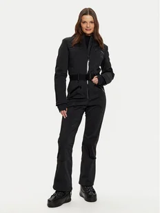 Guess Kombinezon narciarski W4PD1M WH1S0 Czarny Regular Fit - Spodnie narciarskie - miniaturka - grafika 1