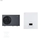Pompy ciepła - LG Pompa ciepła powietrzna MONOBLOK R290 - 16 kW, 3 fazowa, 400 V - miniaturka - grafika 1