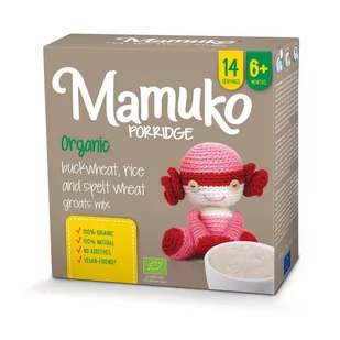 Mamuko MAMUKO Organiczna kaszka orkisz gryka ryż kidyb2b.pl-540-0 - Kaszki dla dzieci - miniaturka - grafika 1