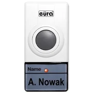 Dzwonki i gongi - Eura-Tech PRZYCISK WDA-01A3 ZEW. DO DZWONKÓW EURA-BELL+ biały - miniaturka - grafika 1