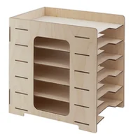 Przyborniki na biurko - ORGANIZER na dokumenty sklejka drewniana duży 32x23 - miniaturka - grafika 1