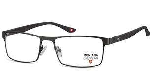 Okulary oprawki korekcyjne metalowe pełne MM611D czarne - Okulary korekcyjne, oprawki, szkła - miniaturka - grafika 1