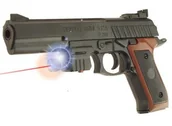 Pistolety ASG - Replika Amerykańskiego Colta 1911A1 ASG na Kule 6mm (napęd sprężynowy) + Laser. - miniaturka - grafika 1