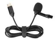 Akcesoria do drona - Mikrofon Krawatowy z Klipsem na Bluzę do Koszulki USB C do Insta360 X4 - miniaturka - grafika 1