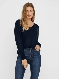 Vero Moda Sweter w kolorze granatowym - Swetry damskie - miniaturka - grafika 1