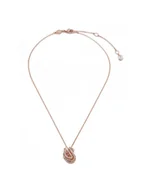 Naszyjniki - Swarovski Naszyjnik Swan 5732414 Różowe złoto - miniaturka - grafika 1