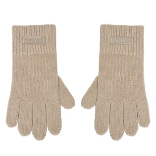 Rękawiczki Calvin Klein LV14D8031G Beżowy - Rękawiczki - miniaturka - grafika 1