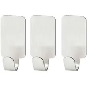 Pozostałe akcesoria kuchenne - Fackelmann 3 HACZYKI SAMOP PROSTOKĄT SATYNOWE 3,7CM zakupy dla domu i biura! 61430 - miniaturka - grafika 1