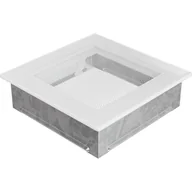 Akcesoria kominkowe - Kratki.pl KRATKA KOMINKOWA PROSTOKĄTNA BIAŁA 170X170 MM 17B - miniaturka - grafika 1