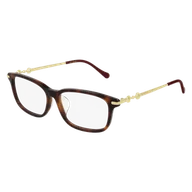 Okulary korekcyjne, oprawki, szkła - Okulary przeciwsłoneczne Gucci GG0886OA 002 - miniaturka - grafika 1