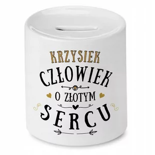 Skarbonka dla Krzyśka na Urodziny Idealny Prezent z Nadrukiem ze Zdjęciem - Skarbonki - miniaturka - grafika 1