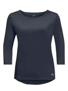 Jack Wolfskin Koszulka funkcyjna "Pack & Go" w kolorze antracytowym - Koszulki sportowe damskie - miniaturka - grafika 1
