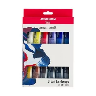 Amsterdam Amsterdam Standard Series Acrylics Set 12 x 20 ml Urban Landscape - Farby i media malarskie - miniaturka - grafika 1
