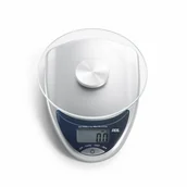 Wagi kuchenne - waga kuchenna, do 5 kg, 14,5 x 20 x 5,5 cm, srebrna kod: AD-KE 736 - miniaturka - grafika 1