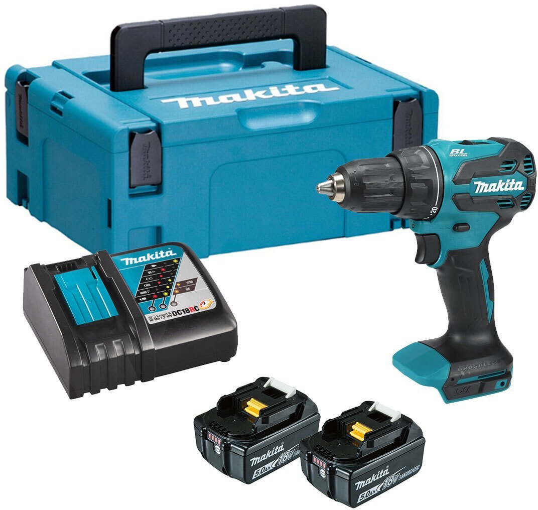 Makita CORDLESS DRILL DHP490RTJ 2X5AH 18V