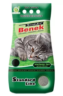 Certech Żwirek Super Benek Zielony Las 10l 290-uniw - Żwirek dla kotów - miniaturka - grafika 1