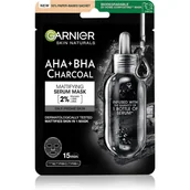 Pozostałe kosmetyki - Garnier GAR GSN Maska tkanina Black Algae 32g - miniaturka - grafika 1