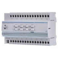 Sterowniki i przekaźniki - Hager polo KNX e/s Sterownik załączający/żaluzjowy 16-/8-krotny 16A C-load 8 mod TXM616D TXM616D - miniaturka - grafika 1