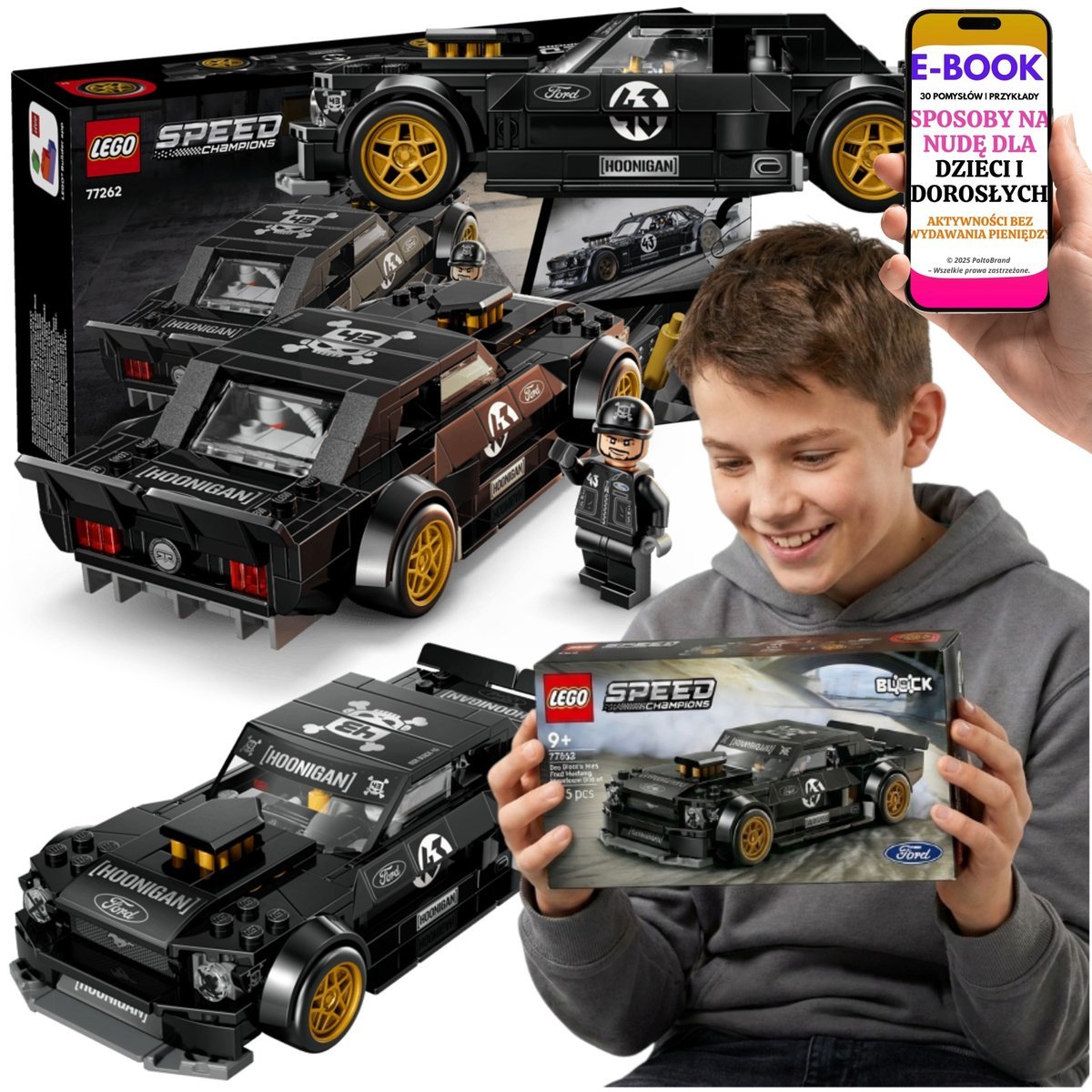 LEGO Ford Mustang Hoonicorn V1 Ken Block 77262 Prezent + E-BOOK-3