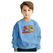 Bluzy dla dziewczynek - BLUZA DZIECIĘCA 67 SIX SEVEN VIRAL 110-116 DLA CHŁOPCA DZIEWCZYNKI - miniaturka - grafika 1