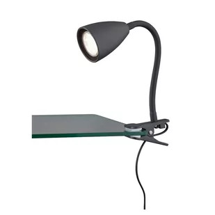 Lampa stołowa z klipsem w kolorze matowej czerni (wysokość 20 cm) Wanda – Trio - Noże stołowe - miniaturka - grafika 1