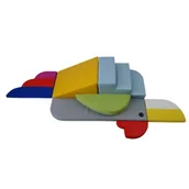 Wyposażenie sportowe i gimnastyczne - Zestaw kształtek rehabilitacyjnych, Kącik zabaw dla dzieci, Papuga, 7 elementów - miniaturka - grafika 1