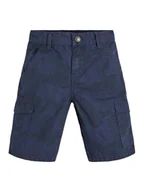 Spodenki damskie - Guess Szorty materiałowe L3GD12 WFCB0 Niebieski Regular Fit - miniaturka - grafika 1