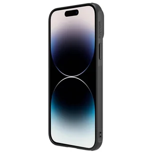 Nillkin CamShield Leather S Case etui iPhone 14 Pro Max pokrowiec z osłoną na aparat czarny - Etui i futerały do telefonów - miniaturka - grafika 6