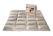Kołdry - Kołdra puchowa 180x200 ekri 1,6 kg naturalny wsad 100% bawełna Inlet AMW - miniaturka - grafika 1