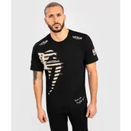 Koszulki sportowe męskie - Venum T-Shirt Giant USA Regular Fit Black - miniaturka - grafika 1