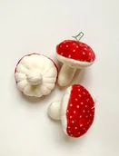 Ozdoby bożonarodzeniowe - Muchomorki na choinkę - miniaturka - grafika 1