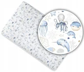 Prześcieradła dla dzieci - PRZEŚCIERADŁO BAWEŁNIANE DO ŁÓŻECZKA 120x60 WZORY! - miniaturka - grafika 1