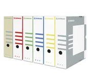 Segregatory - PUDŁO ARCHIWIZACYJNE 1200 KARTEK KARTONOWE FSC DONAU, BRĄZOWY - miniaturka - grafika 1