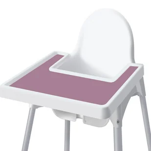 MATA SILIKONOWA DO KRZESEŁKA IKEA ANTILOP PODKŁADKA NA TACKĘ STOLIK RÓŻ - Krzesełka do karmienia - miniaturka - grafika 1