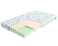 Materace - Materac piankowy SMILE pianka, lateks - 90 x 190 - H2 średnio miękki / H3 średnio twardy - 10 cm - miniaturka - grafika 1