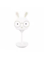 Lampy stojące - Lampex Lampa stołowa BUNNY biała LPX0004/LM D - miniaturka - grafika 1