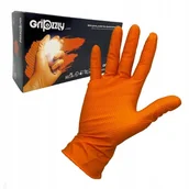 Rękawiczki jednorazowe - Zarys, Rękawice Nitrylowe Mocne Rękawiczki Gripzzly XL, 50 szt. - miniaturka - grafika 1