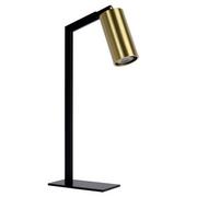 Lampy stojące - Lucide Regulowana LAMPA stojąca SYBIL 45599/01/30 metalowa LAMPKA stołowa czarna złota 45599/01/30 - miniaturka - grafika 1