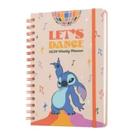 Kalendarze - Kalendarz Tygodniowy, Stitch 2025 2026, Notatnik A5, dla Dzieci, Disney - miniaturka - grafika 1
