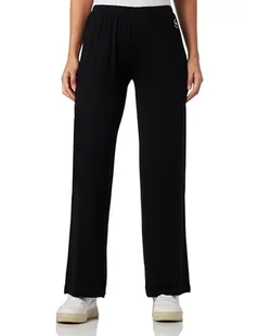Emporio Armani Damskie spodnie dresowe o luźnym kroju, czarny, M - Spodnie damskie - miniaturka - grafika 1
