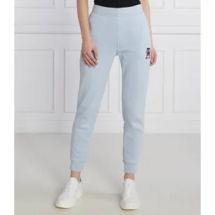 Tommy Hilfiger Spodnie dresowe | Regular Fit - Dresy damskie - miniaturka - grafika 1