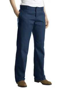Dickies Oryginalne damskie spodnie robocze z odpornością na zagniecenia i plamy, Ciemnogranatowy, 40-Maly - Spodnie damskie - miniaturka - grafika 1