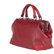 Walizki - Kuferek podróżny Katana Torba lekarska- skóra naturalna bordo - miniaturka - grafika 1